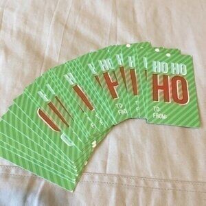 Set of 25 HoHoHo Christmas gift cards